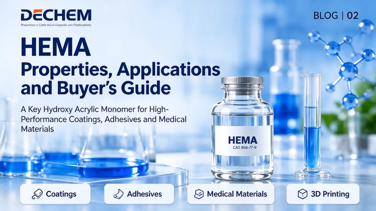 HEMA monomer properties and B2B buyer guide