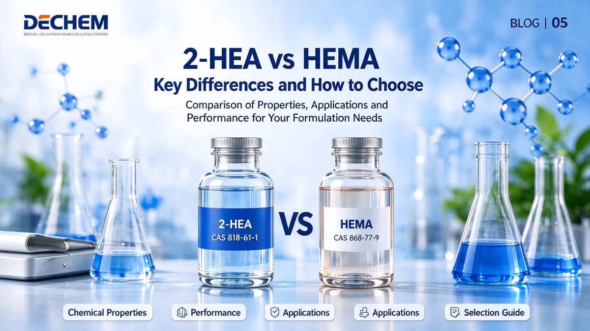 2-HEA vs HEMA comparison for formulators